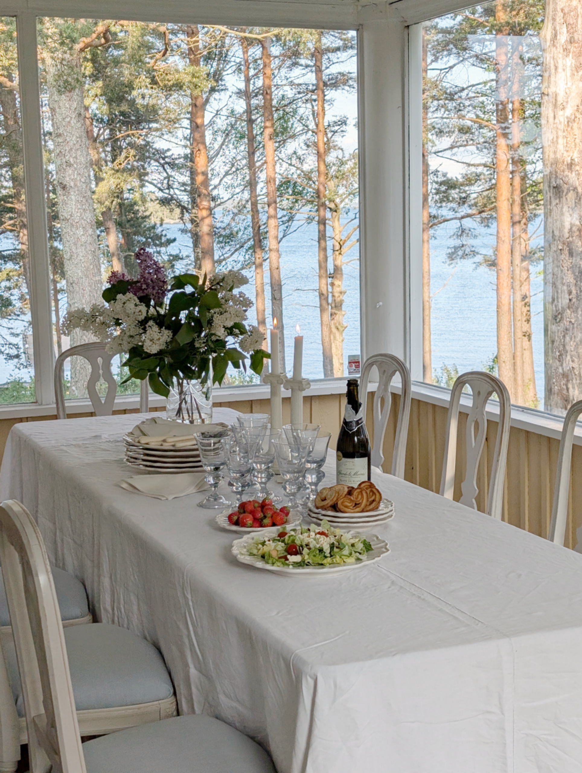 La Mer kuisti ja kattaus